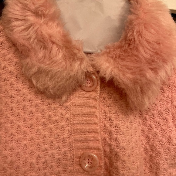 Vintage J.J. Basics Pink Sweater Sz L Y2K - Picture 2 of 13